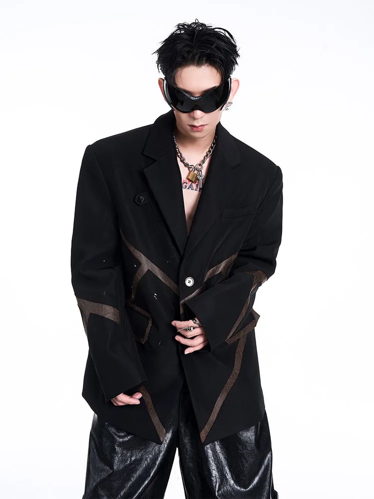 【24s Nov.】Deconstructed Panelled Double-breasted Blazer