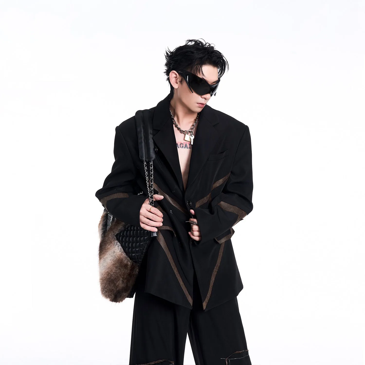 【24s Nov.】Deconstructed Panelled Double-breasted Blazer