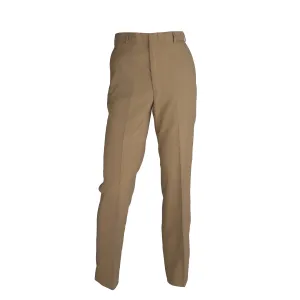 AS-IS NAVY Men's Khaki Poly Wool Trouser - Athletic Fit