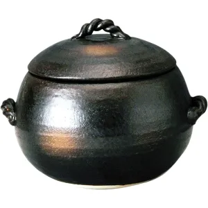 Banko Ware Donabe Rice Pot 3-Go iga Style