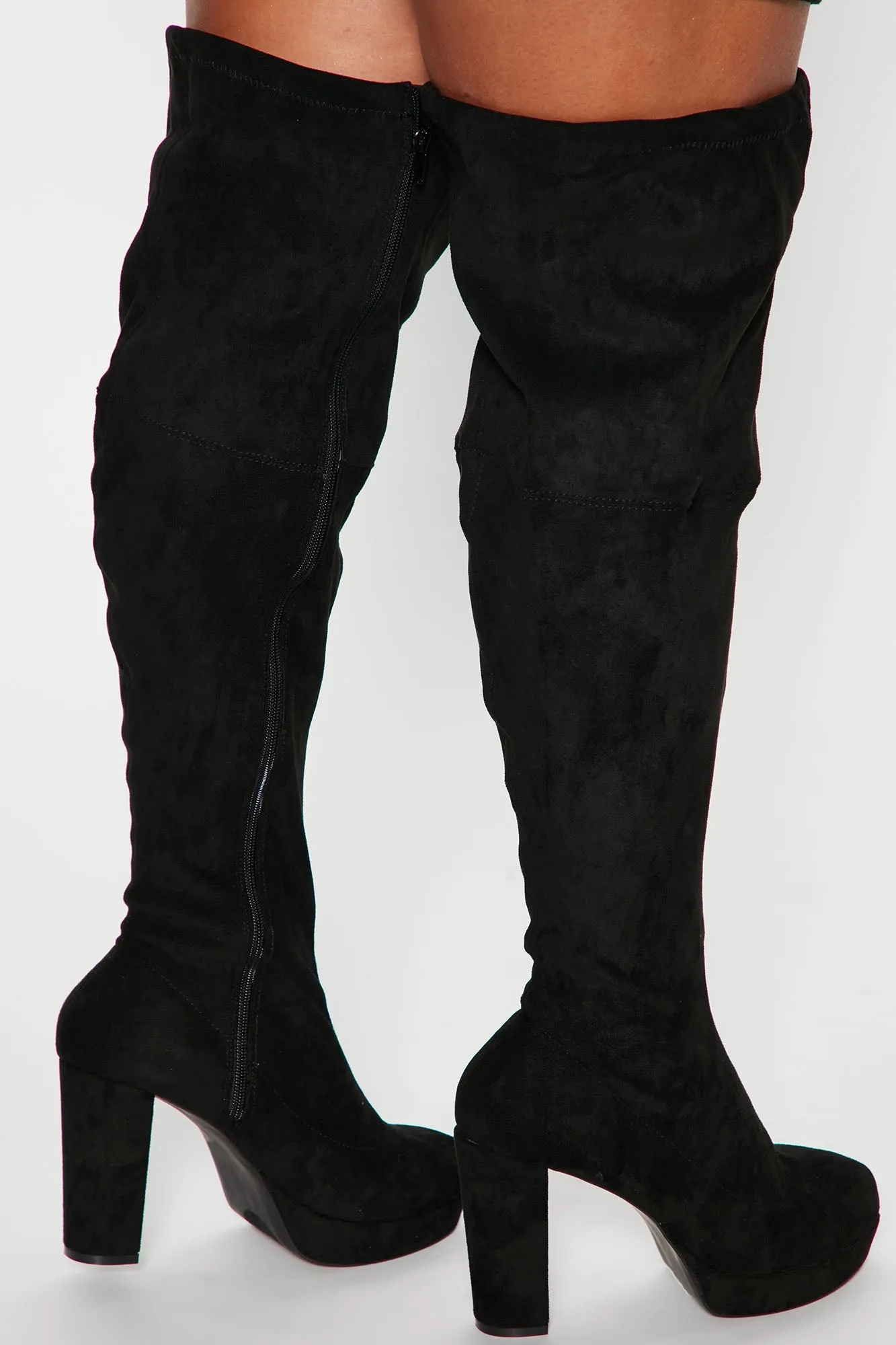 Becca Over The Knee Boots - Black