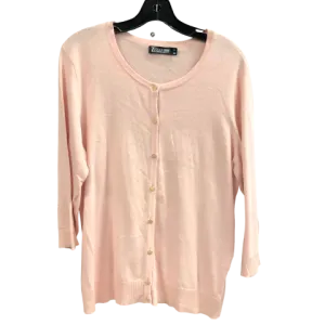 Cardigan By New York And Co In Light Pink, Size: Xl