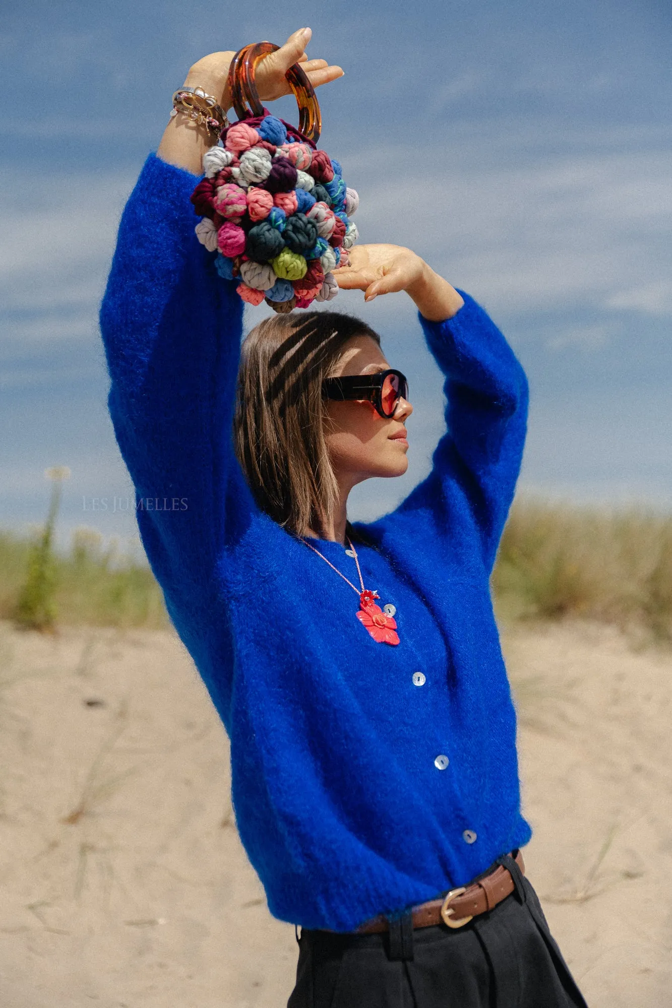 Charlie cardigan cobalt blue