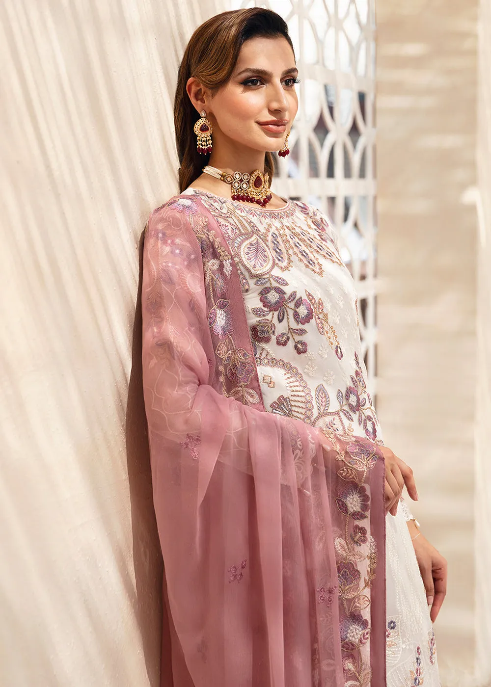 Chevron Luxury Chiffon Collection 24 by Ramsha | A-902