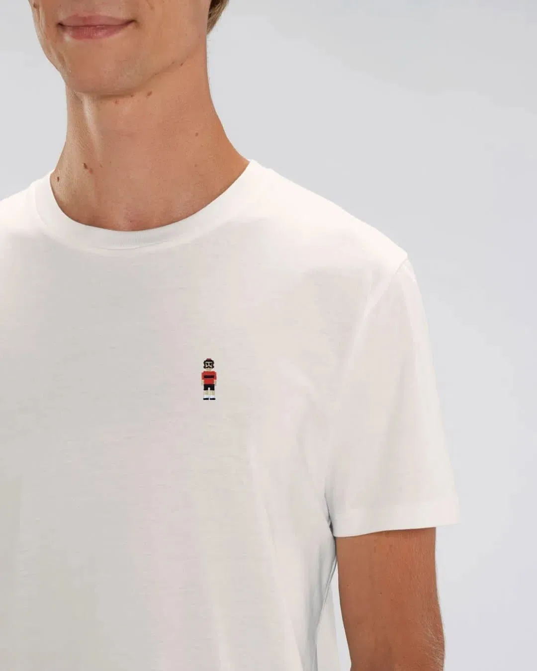 CIKKEL Maillot Rojo Tshirt - Off-White