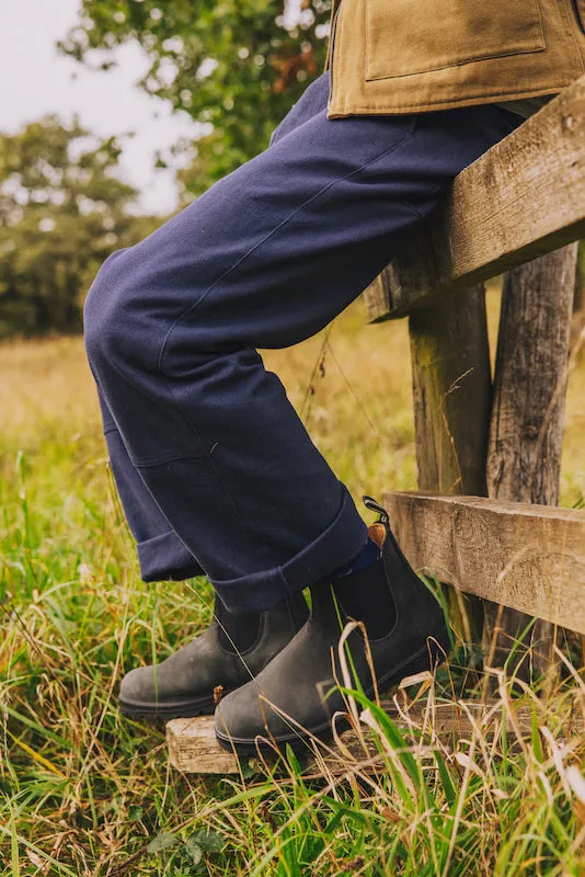 Double Knee Trousers - Navy