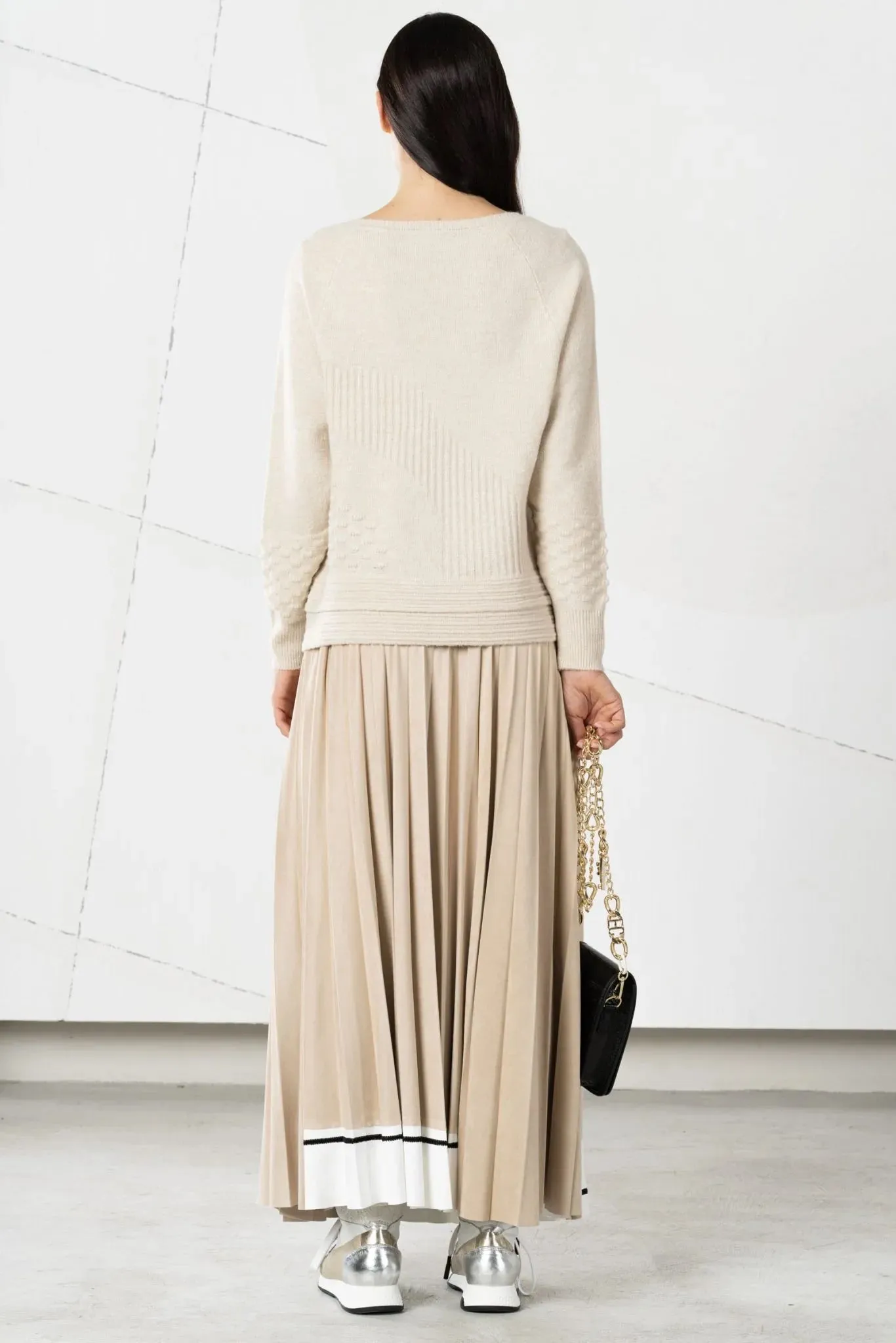 Elisa Cavaletti Beige Skirt