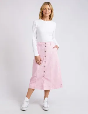 Elm Lifestyle Florence Button Thru Skirt