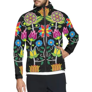 Floral Beadwork - 04 Unisex Windbreaker