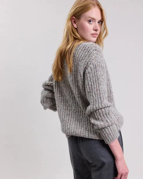 Hartford Monia Cardigan Heather Gray