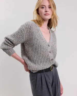 Hartford Monia Cardigan Heather Gray