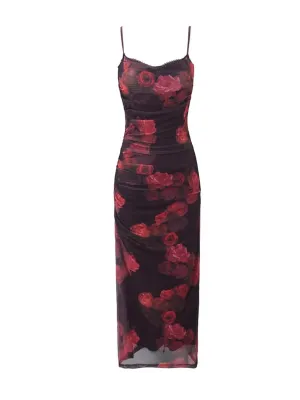 Jena Rose Print Maxi Dress