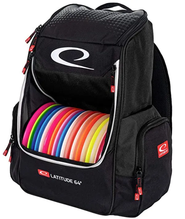 Latitude 64 Luxury Core backpack Disc Golf Bag - Black