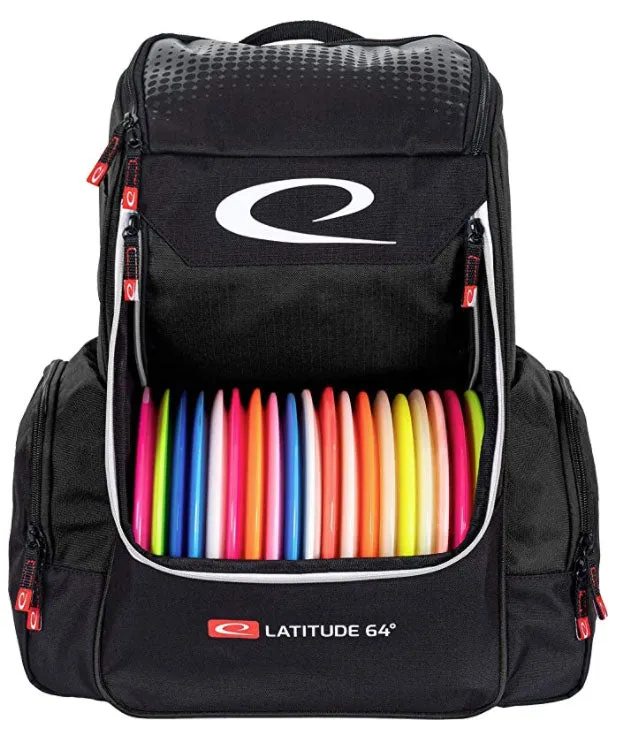 Latitude 64 Luxury Core backpack Disc Golf Bag - Black