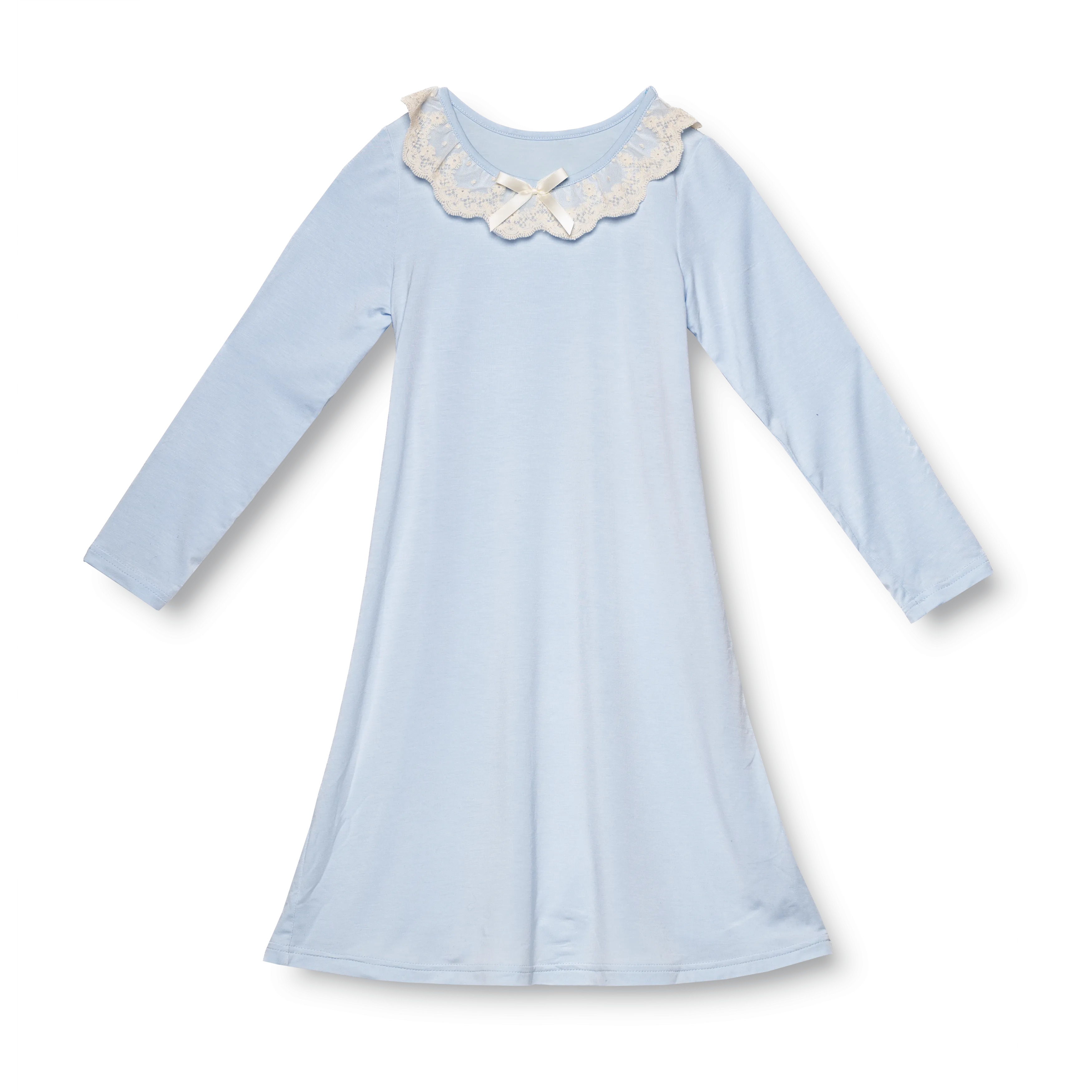 LUCIE - GIRLS NIGHTDRESS IN LIGHT BLUE