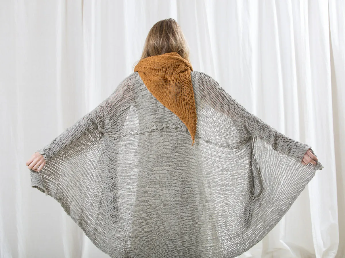 Oversized Gray Cardigan