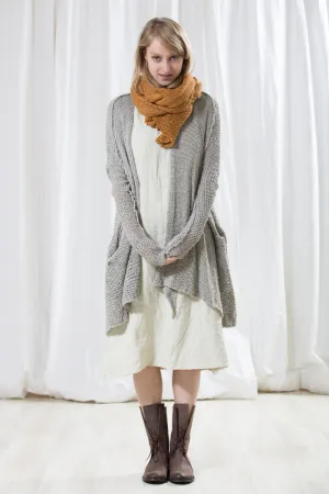 Oversized Gray Cardigan