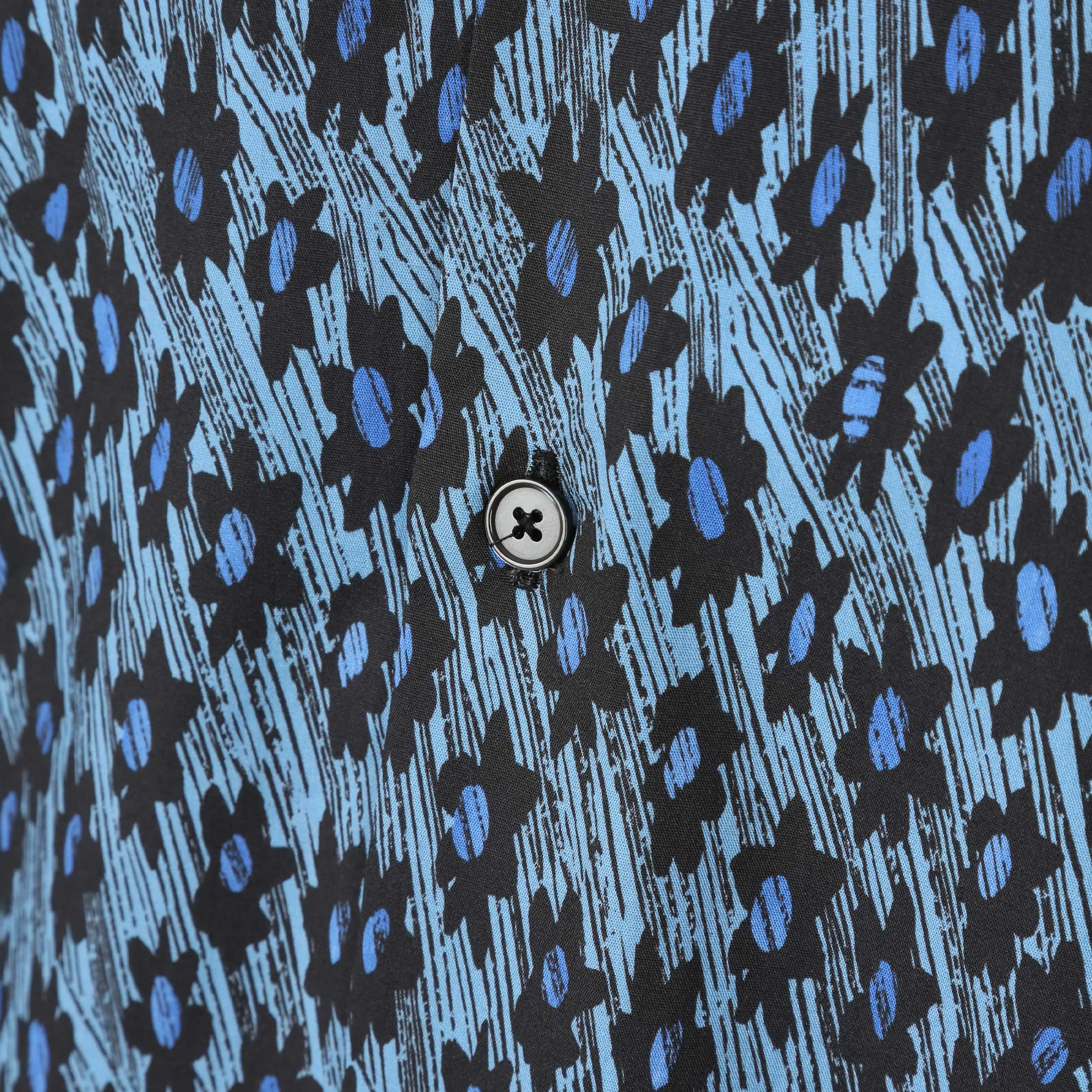 Paul Smith Flower Print Shirt in Blue