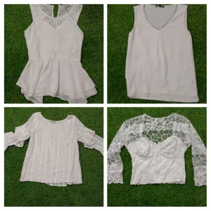 Simple stylish White blouses and shirts