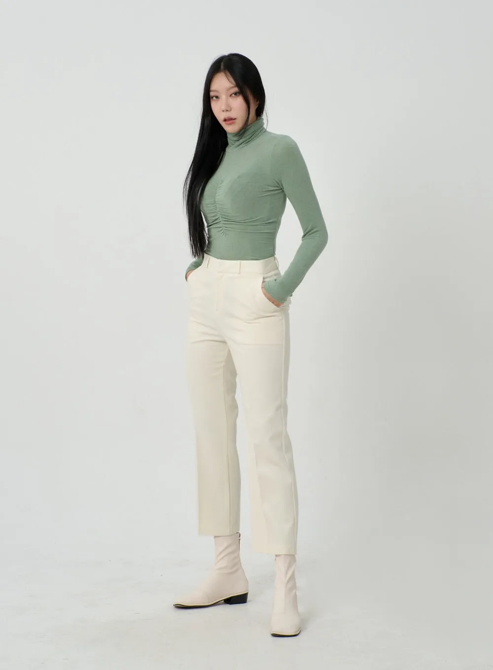 Straight Leg Ankle Tailored Pants ID22