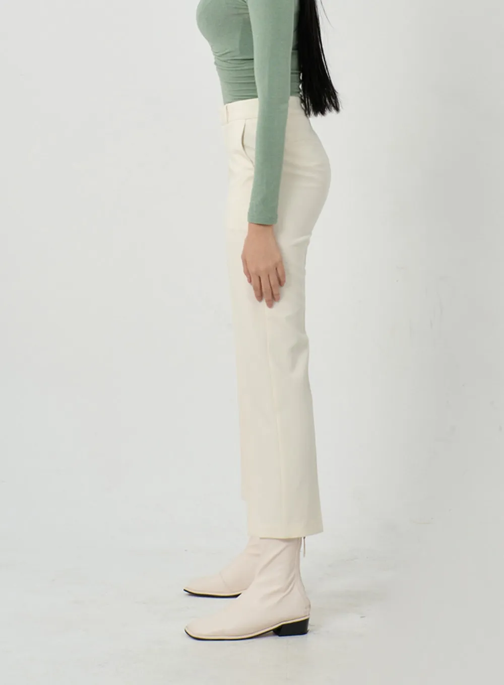 Straight Leg Ankle Tailored Pants ID22