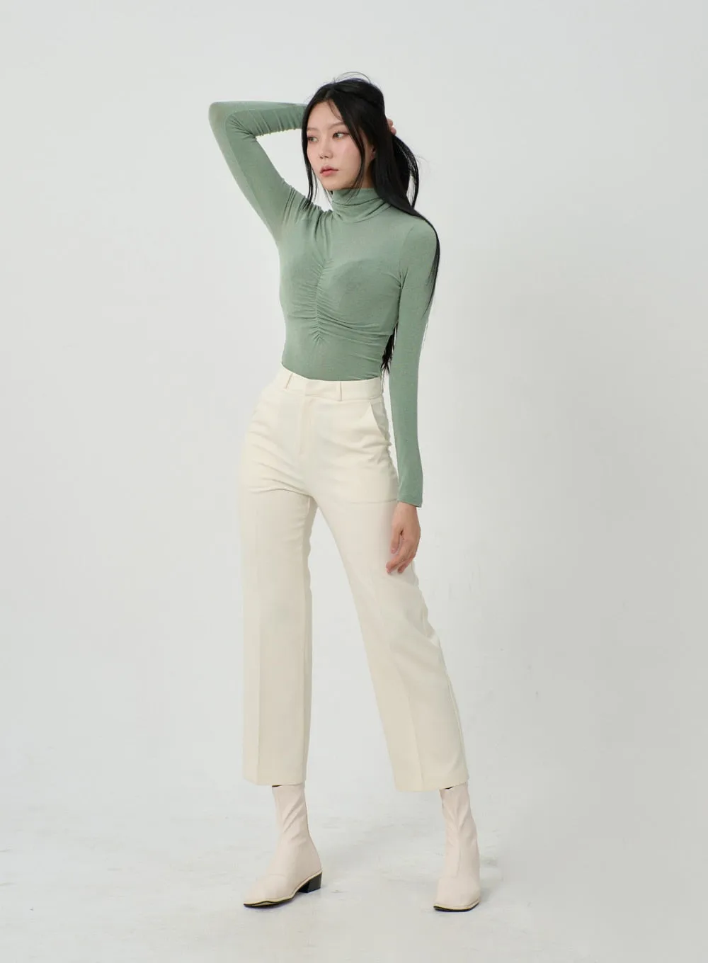 Straight Leg Ankle Tailored Pants ID22