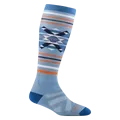 Women's Over-The-Calf Snowscape Lightweight Ski & Snowboard Socks (Bluebird)