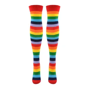 Women's Rainbow Over the Knee Socks