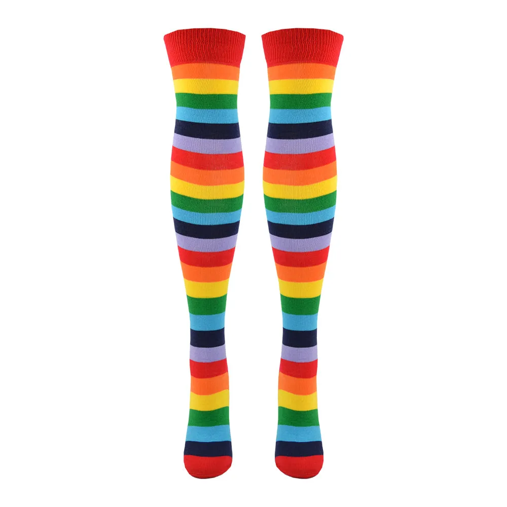 Women's Rainbow Over the Knee Socks