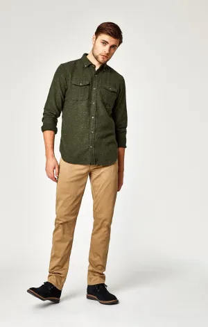 ZACH STRAIGHT LEG IN BRITISH KHAKI TWILL