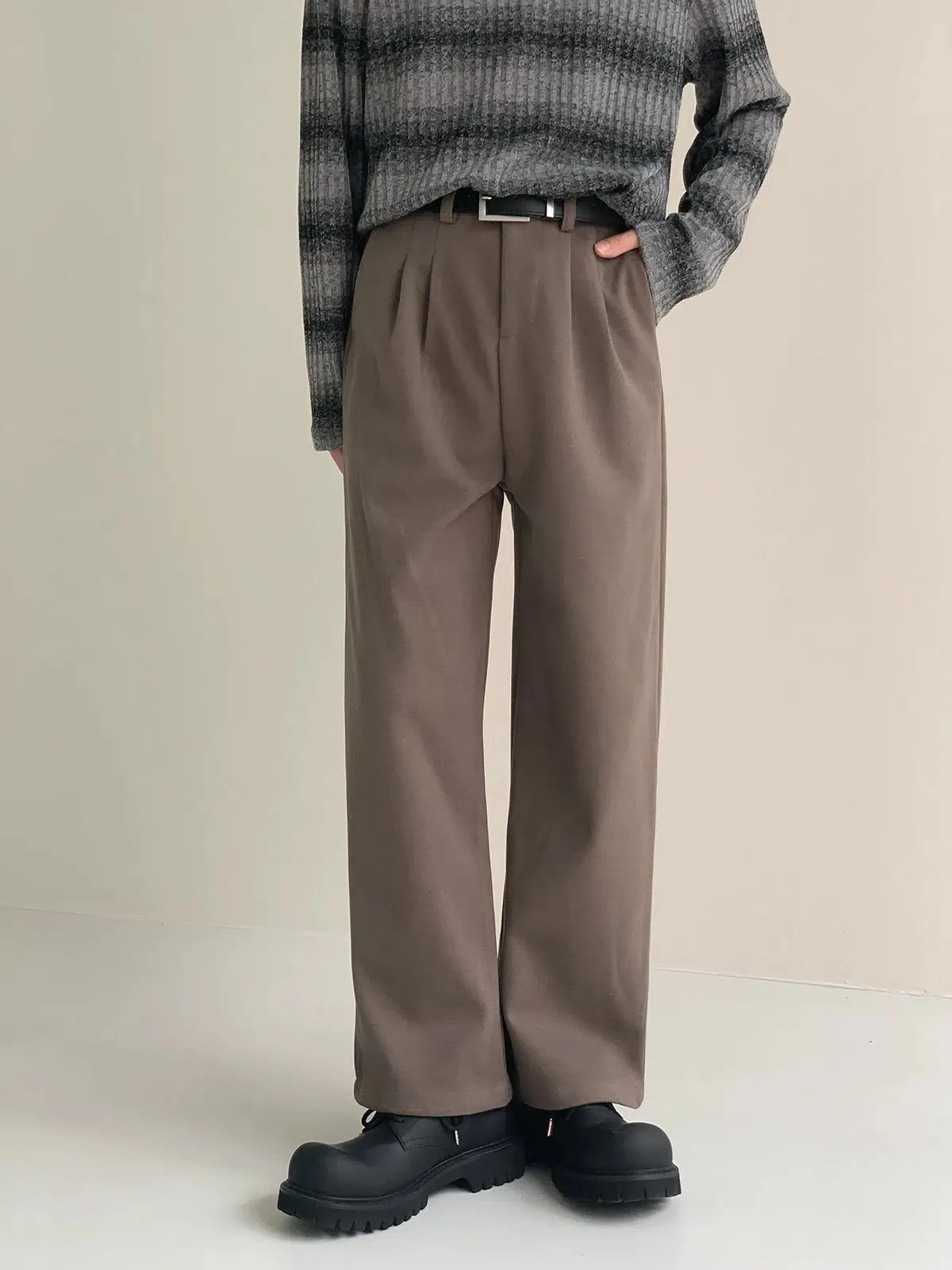 Zhou Vintage Straight Cut Trousers